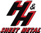 h & h sheet metal inc|h sign symbol.